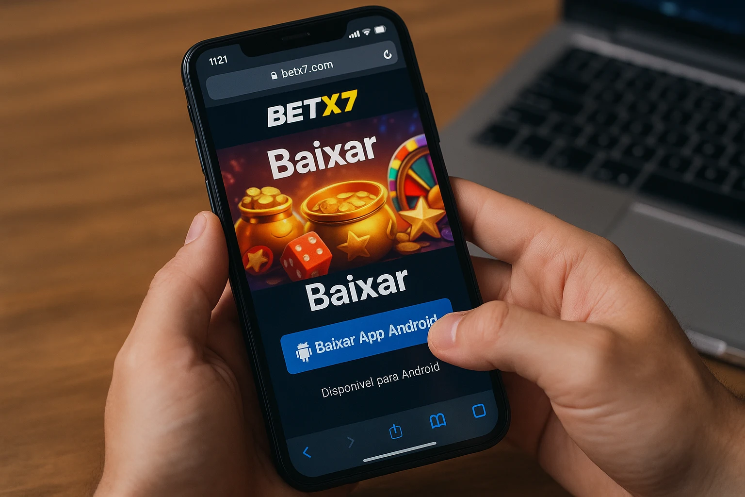 Baixar o BETX7 Cassino App