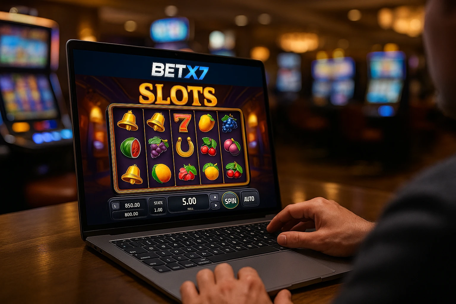 Explore o mundo das slot machines no BETX7 Casino